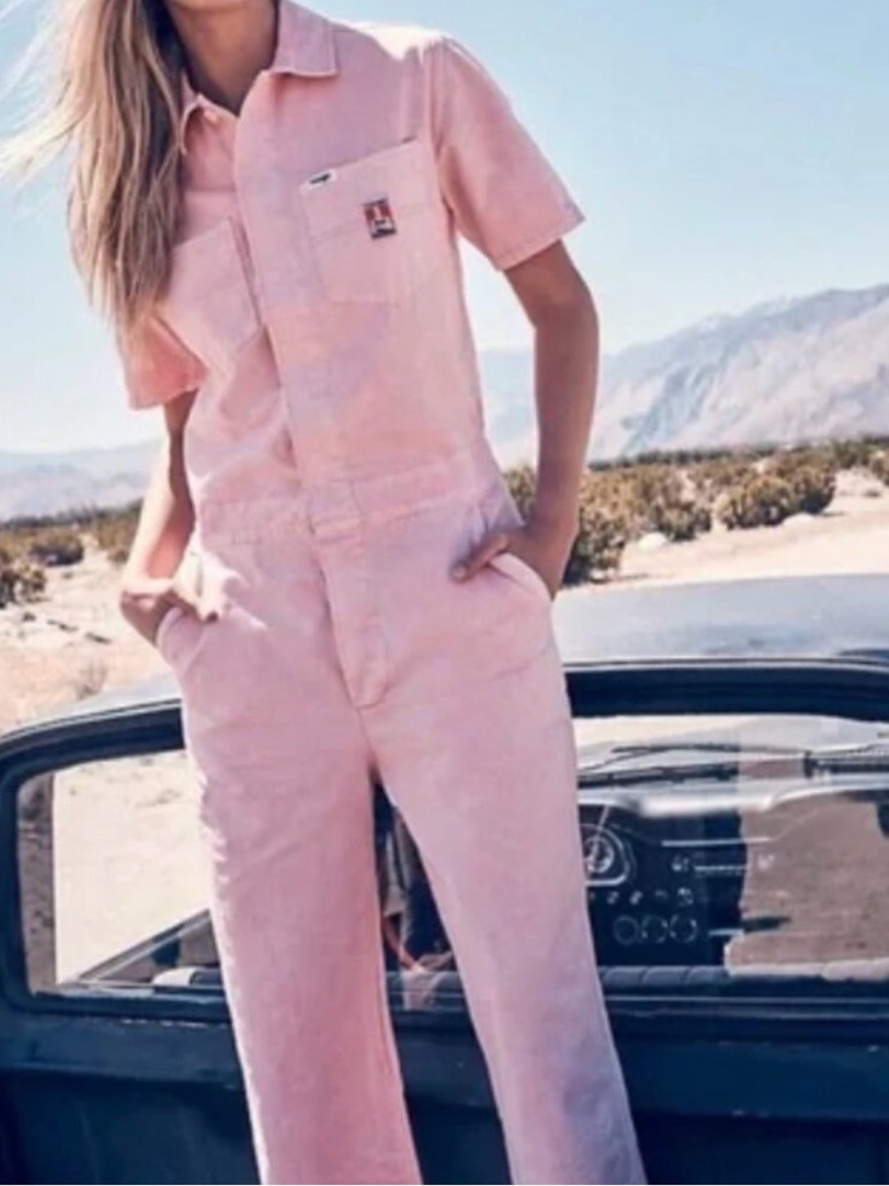 Wrangler Casey Jones Pink Jumpsuit